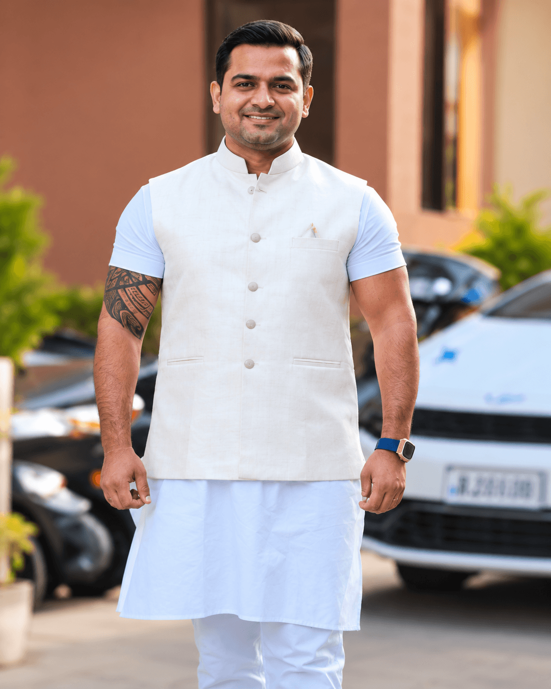 Portrait of Suraj Yadav, MD and Co-Founder of Rajdhara Colonizers
